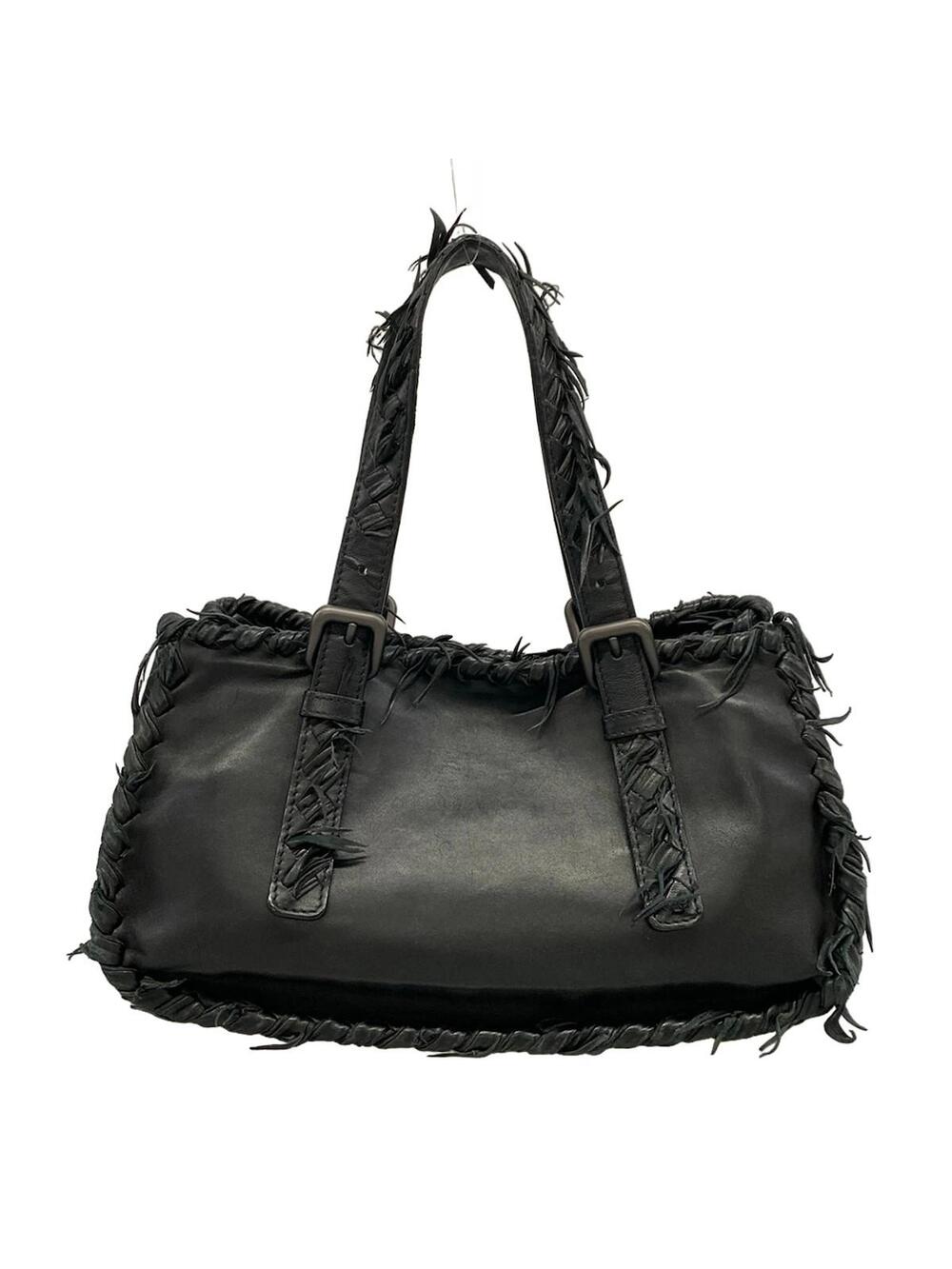 Bottega Veneta Black Leather Handbag #367142B96B